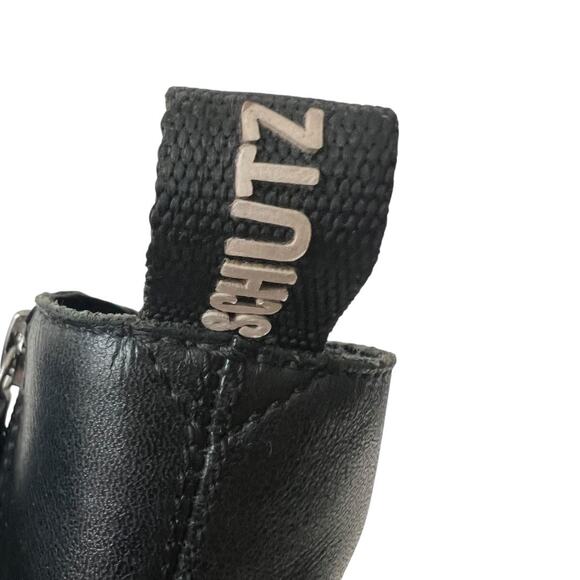 Schutz Emanuela Lace Up Platform Chunky Heel Ankle Combat Boots Size 7.5B - Picture 7 of 11